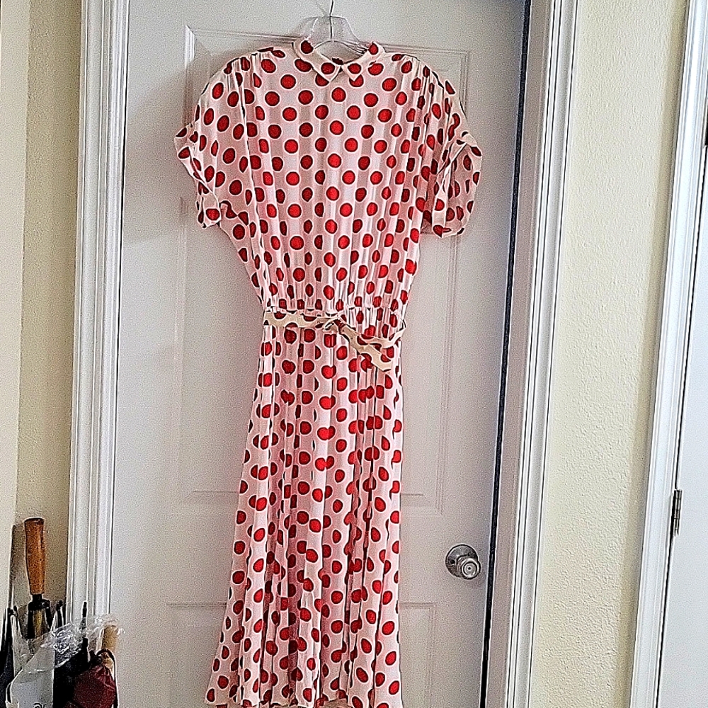 Dress Poka Dot (Red)